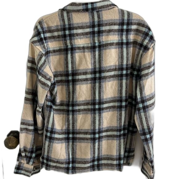 NWT Ottway the Label Australia Plaid Flannel Lenny Shirt Jacket Cotton Shaket S - Picture 11 of 11